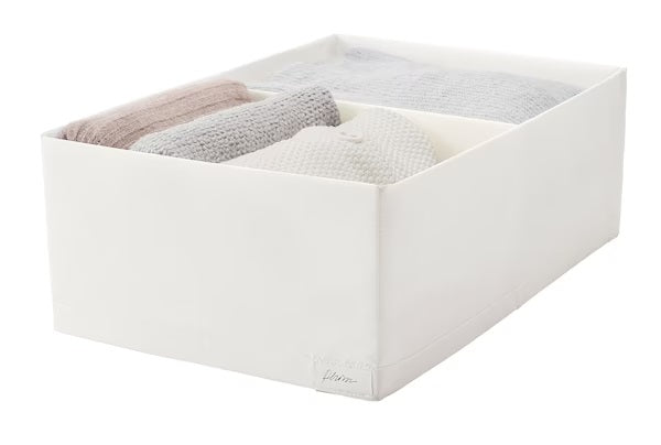 IKEA STUK Box with compartments white 34x51x18 cm EAN (GTIN) 00000120461378