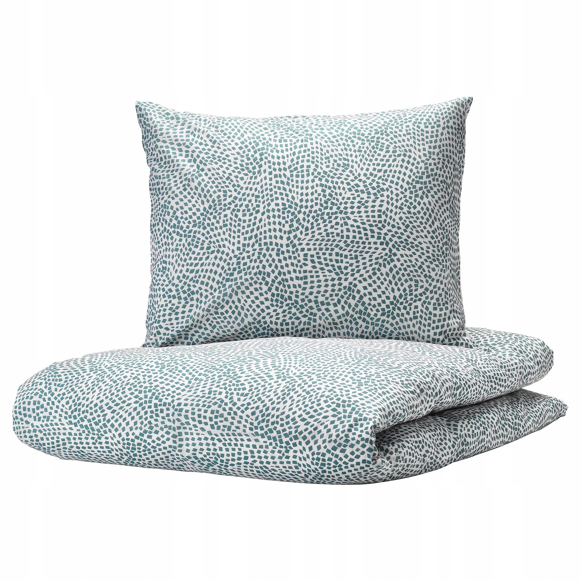 IKEA TRADKRASSULA Bedding set 150x200 duvet cover, 50x70 pillow 48% cotton