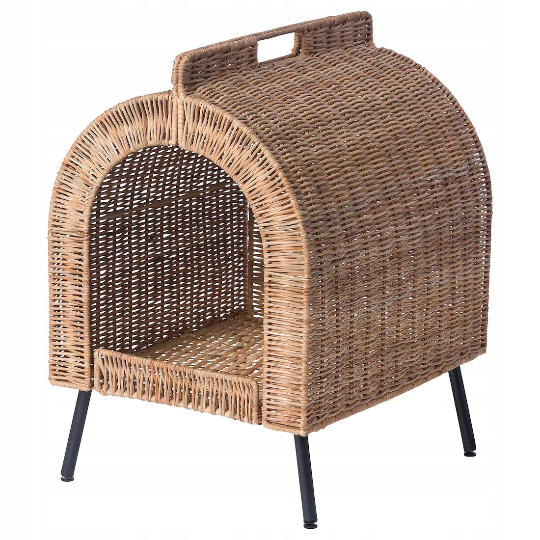IKEA UTSADD Cat house Booth with legs rattan 53 cm