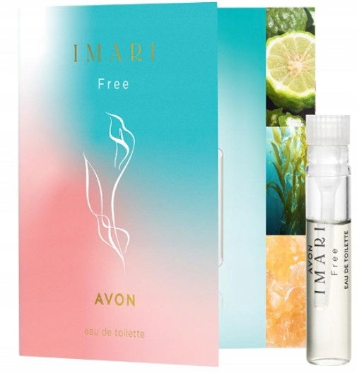 IMARI FREE Avon eau de toilette sample sea fragrance with lime