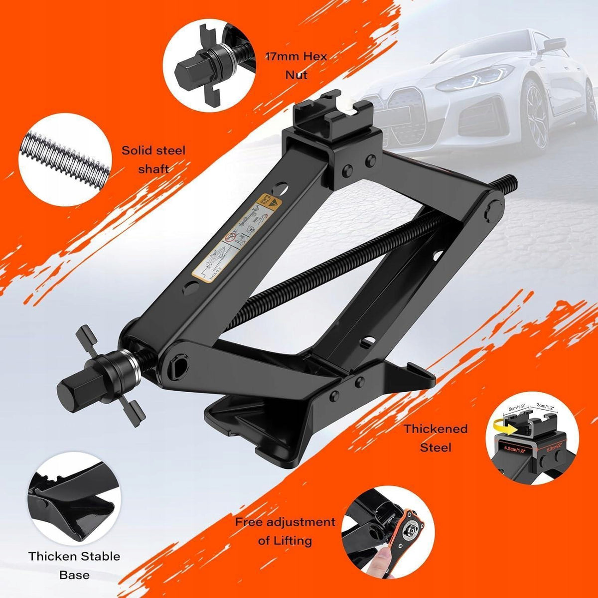 IMAYCC 3T/3000KG scissor lift for passenger cars, SUV, MPV Manufacturer code Wagenheber 238