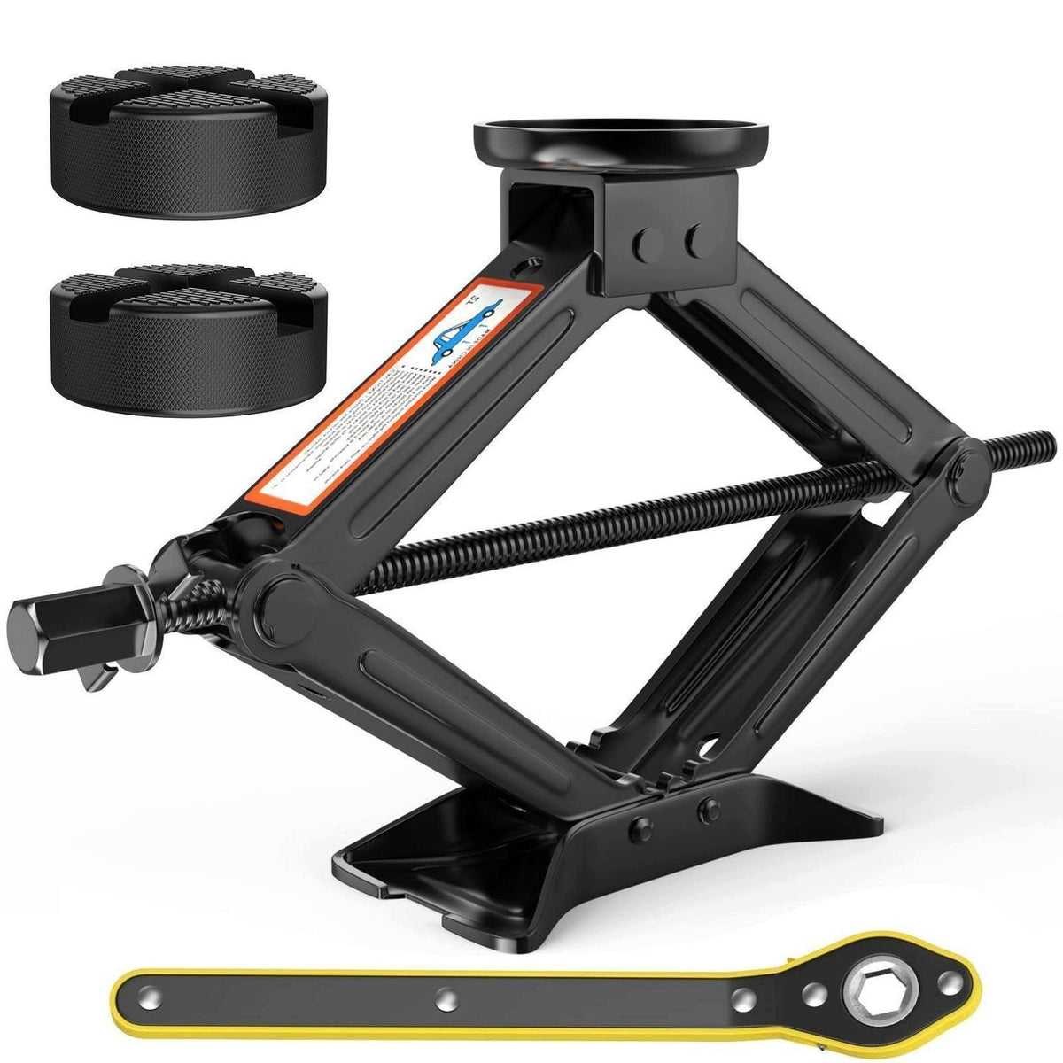 IMAYCC Universal 2T Scissor Lift with Rubber Pads - Portable