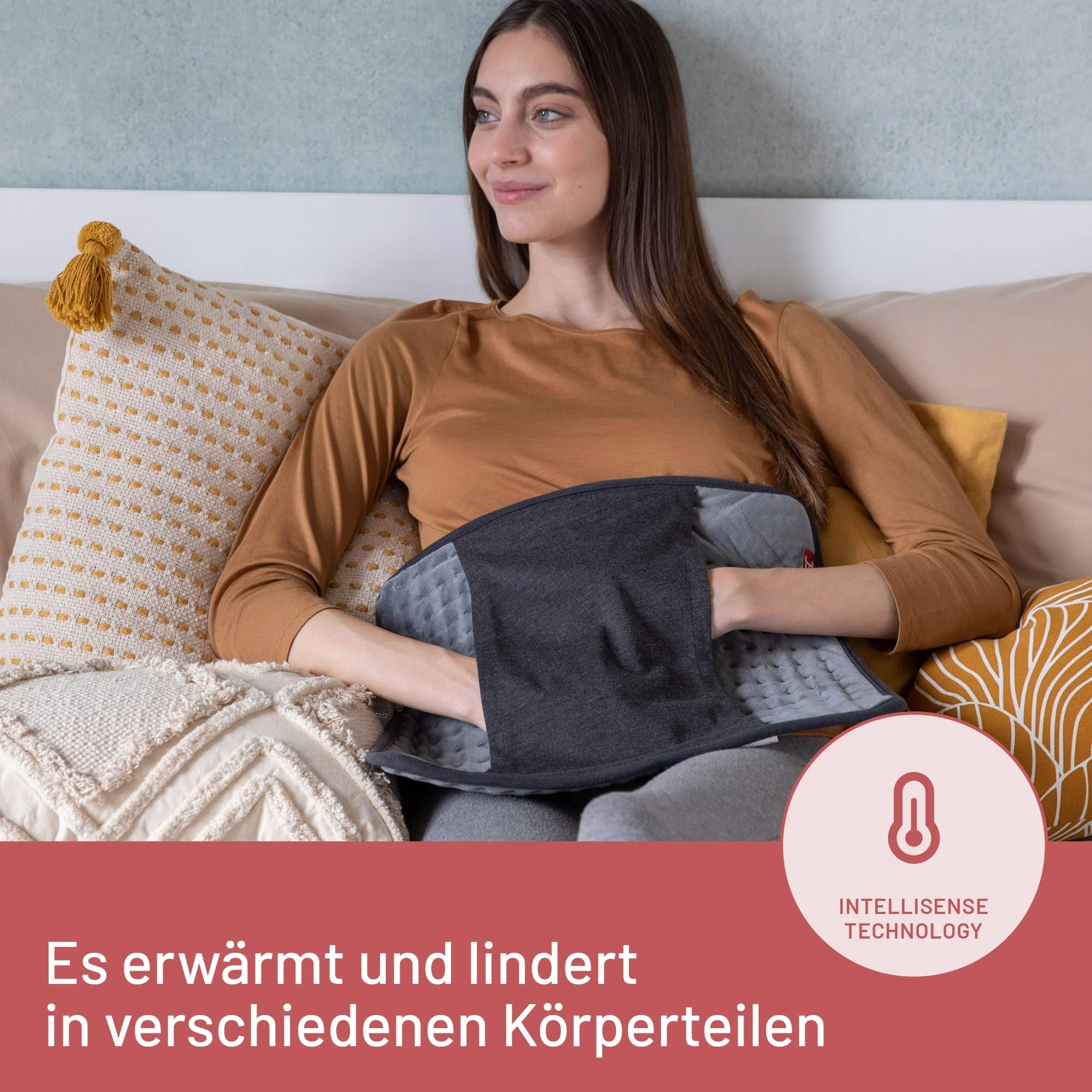 IMETEC Intellisense Comfort Heating Pillow 5 Temp 40x35 cm Packaging status original