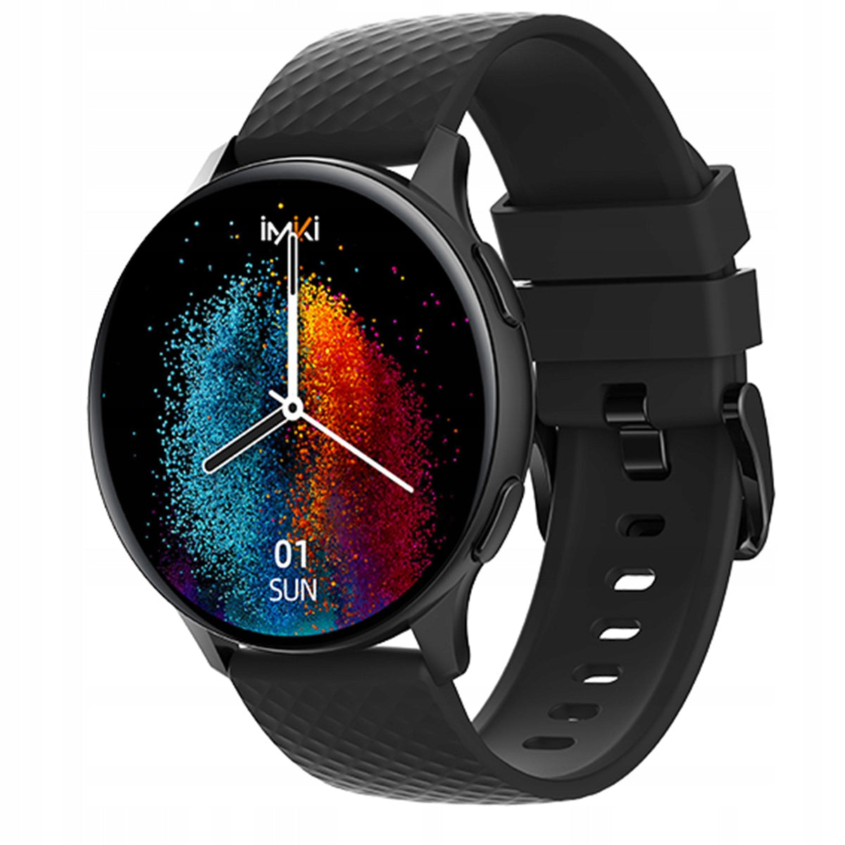 IMIKI KW66 PRO Smartwatch Running Sports Watch BLACK Batteries included no