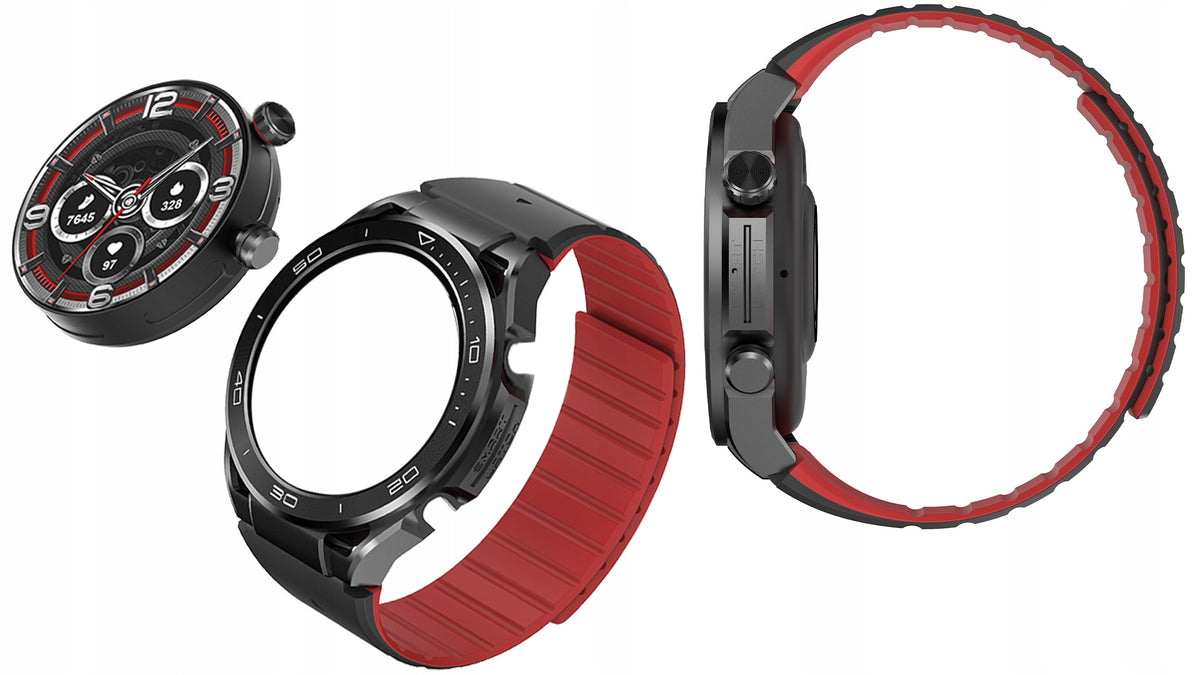IMIKI Xplorer Active Black Smart Watch Sports Running Watch Color black