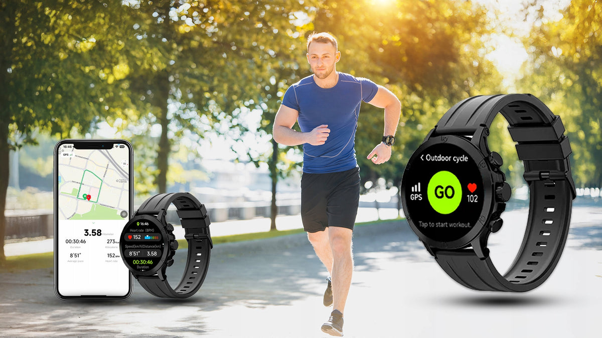 IMIKI Xplorer Pro AMOLED Smartwatch GPS sports watch running CONNECTIONS Brand Imiki