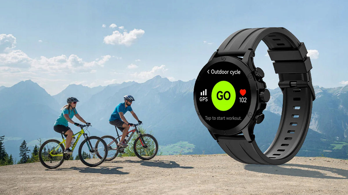 IMIKI Xplorer Pro AMOLED Smartwatch GPS sports watch running CONNECTIONS Color black