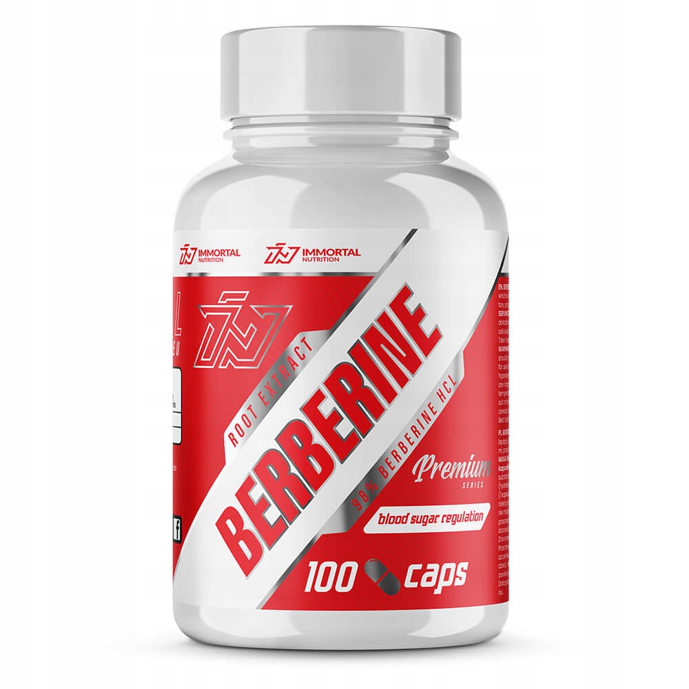 IMMORTAL BERBERINE 400mg 100 capsules BERBERINE BERBERYS SUGAR Expiration date at least 1 year from the date of purchase