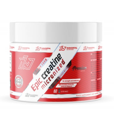 IMMORTAL NUTRITION EPIC CREATINE MICRONIZED 300g STRENGTH LEMON
