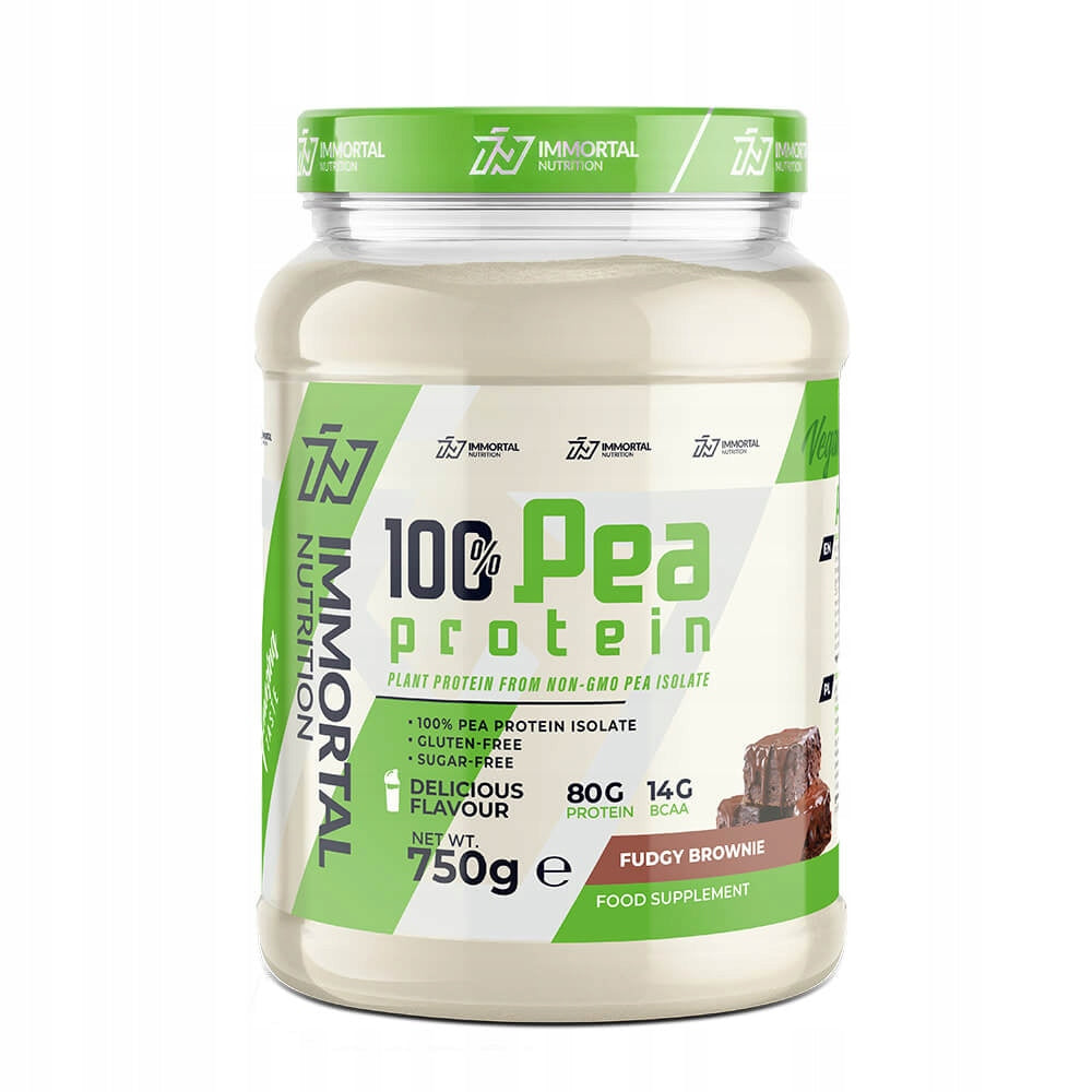 IMMORTAL PEA PROTEIN 750g PEA PROTEIN VEGAN ISOLATE 100% Packaging status original