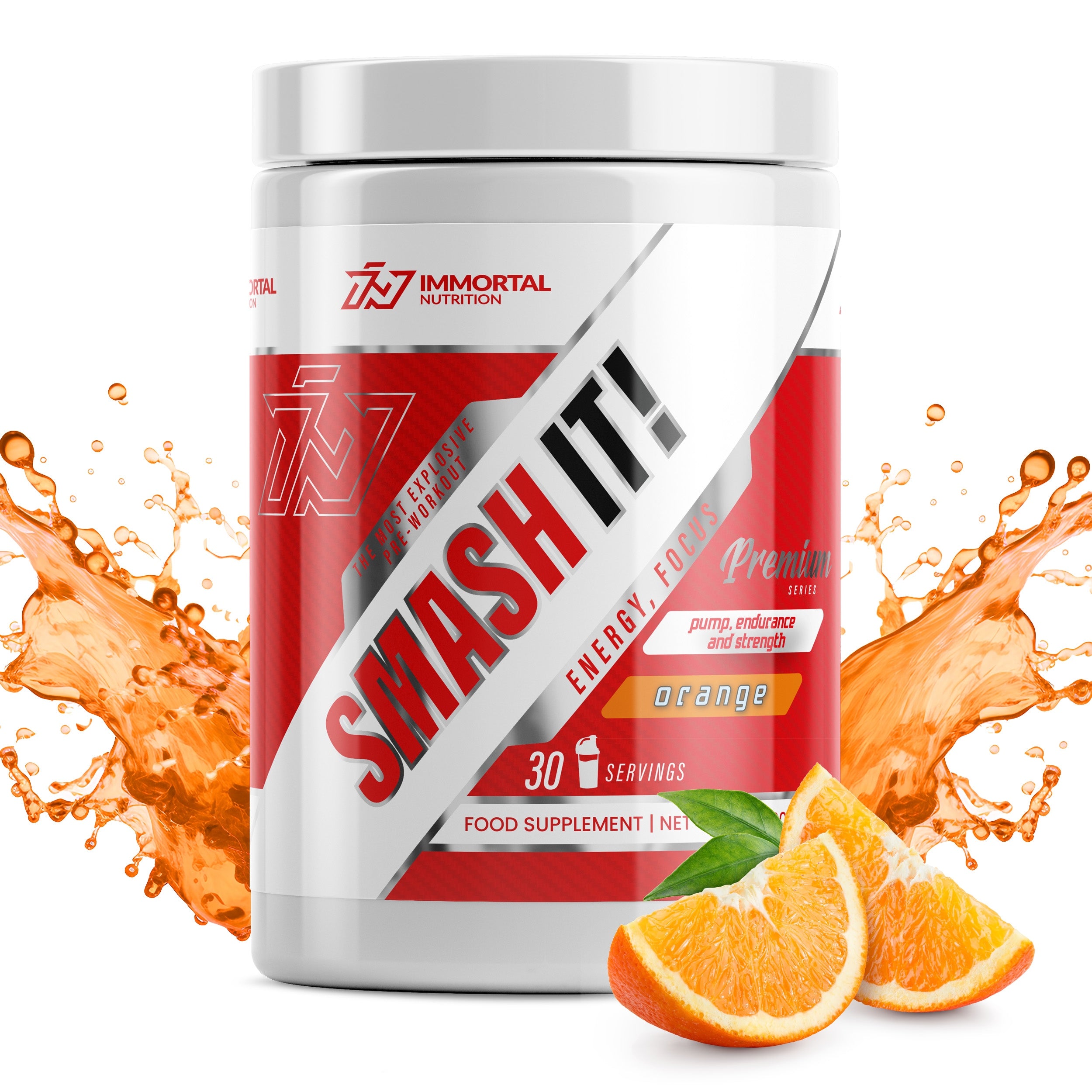 IMMORTAL SMASH IT 300g PRE-WORKOUT STRENGTH PUMP