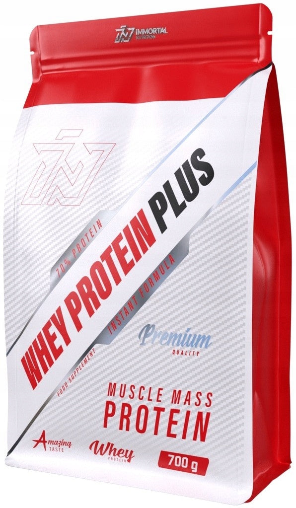 IMMORTAL WHEY PROTEIN PLUS 700g PROTEIN WPC CONDITIONER PROTEIN FLAVOR CHOCOLATE Packaging status original
