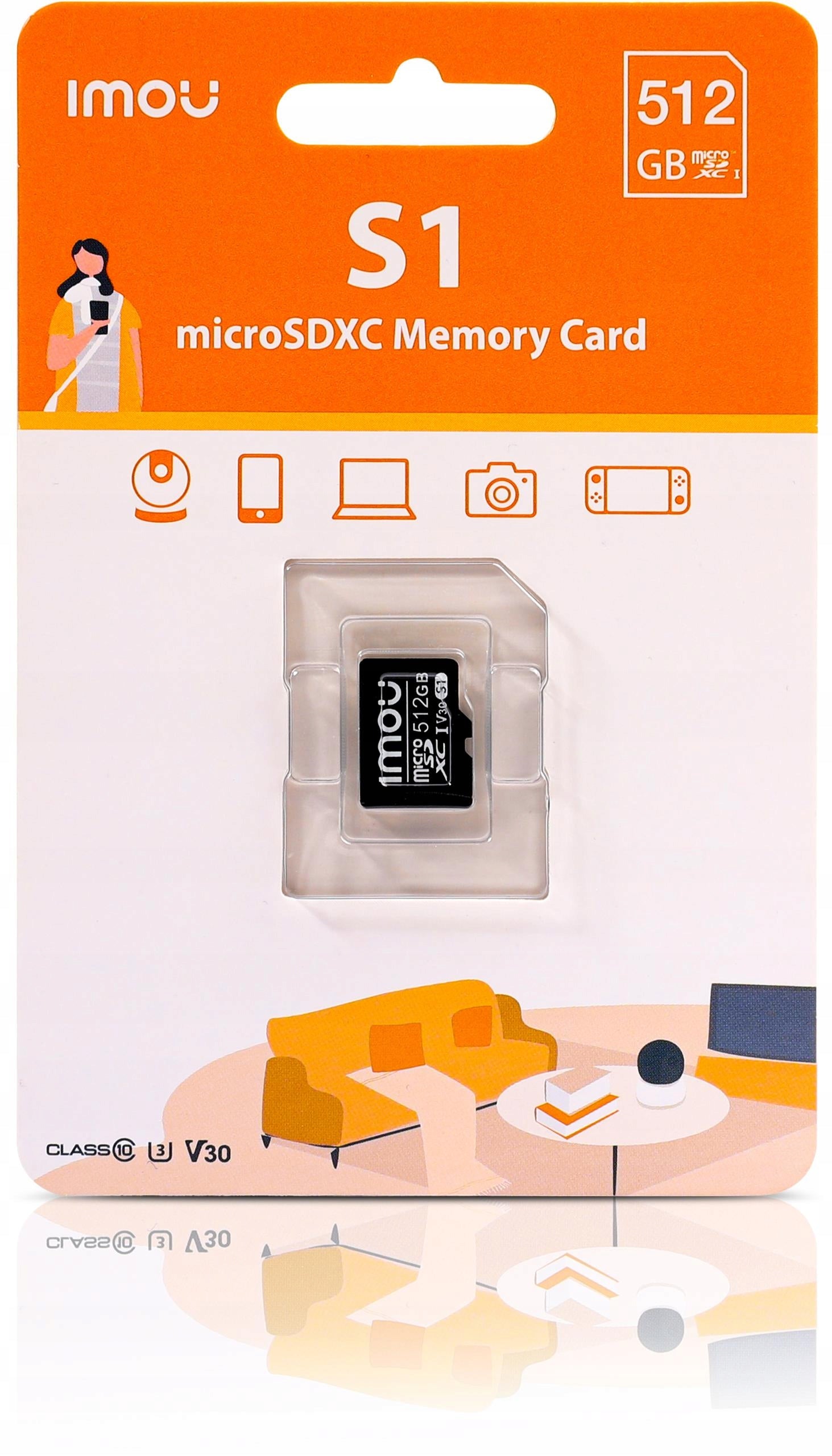 IMOU ST2-512-S1 512GB microSD memory card Manufacturer Imou