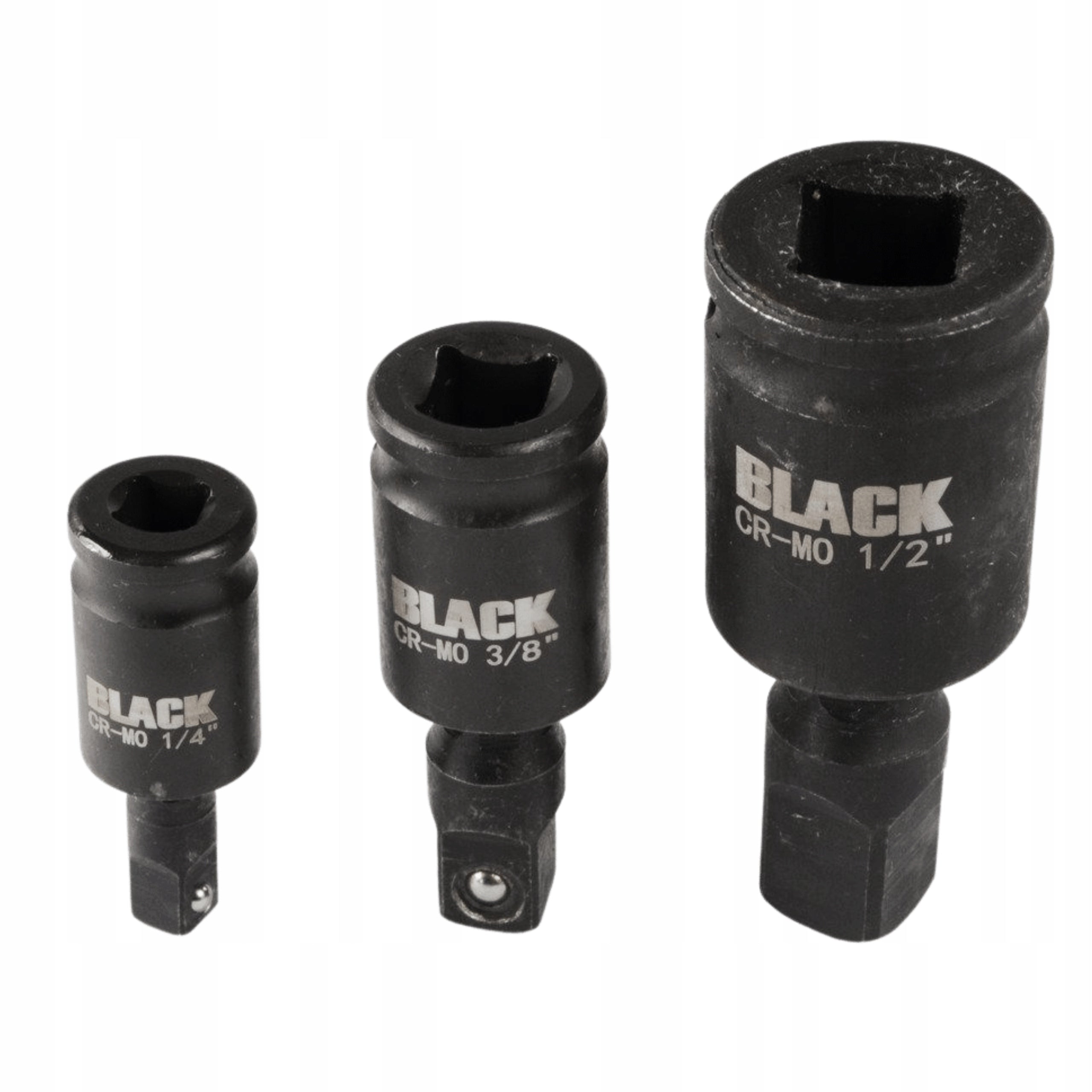 IMPACT BALL JOINT 1/2 1/4 3/8 SET Brand Black