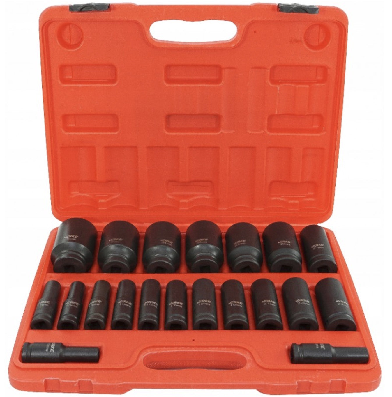 IMPACT CAP 1/2" 10-38 mm SET OF 20 pcs SUITCASE
