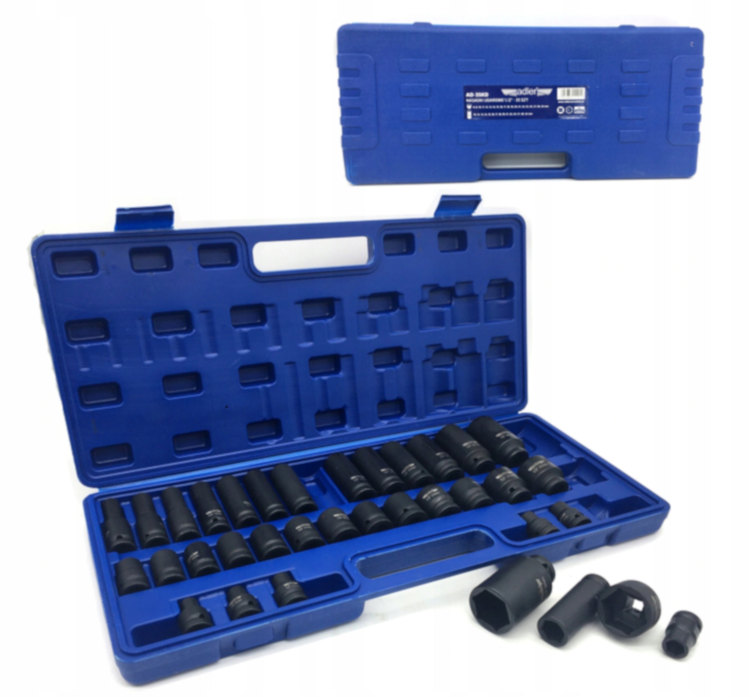 IMPACT CAP SET TOOL SOCKET WRENCHES 8-32MM - 6 ANGLE CR-MO Packaging status original