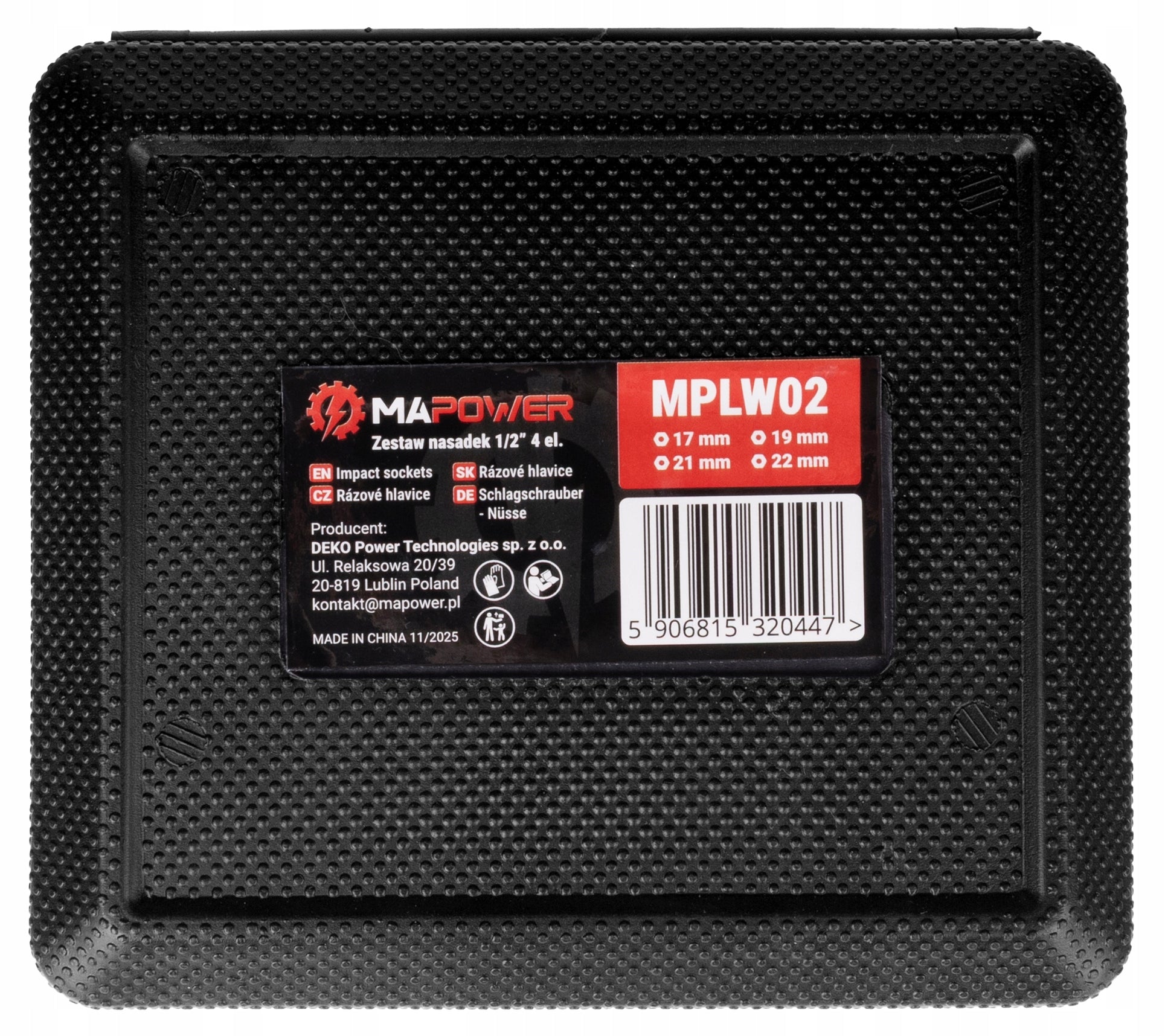 IMPACT CAPS 1/2 SET OF CAPS FOR ALLOY WHEELS LONG 17 19 21 22 EAN (GTIN) 5906815320447