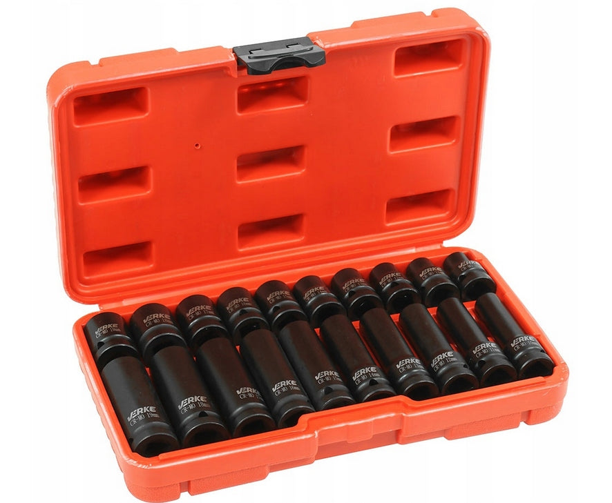 IMPACT CAPS 1/2 SHORT LONG IMPACT SOCKET WRENCH SET 10-19 Manufacturer code V39464