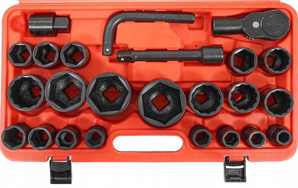 IMPACT CAPS 3/4 1 INCH SOCKET SET SOCKET WRENCHES 6 / 12-ANGLE 17-65 EAN (GTIN) 5904673579618