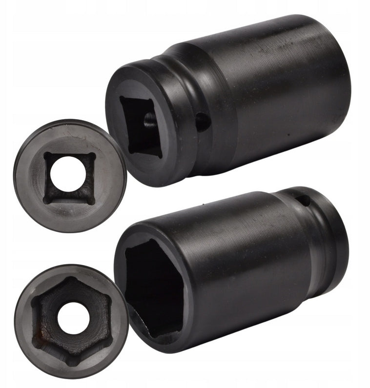 IMPACT CAPS 3/4 LONG SOCKET WRENCH IMPACT SOCKET SET 17-32 Type 6-point