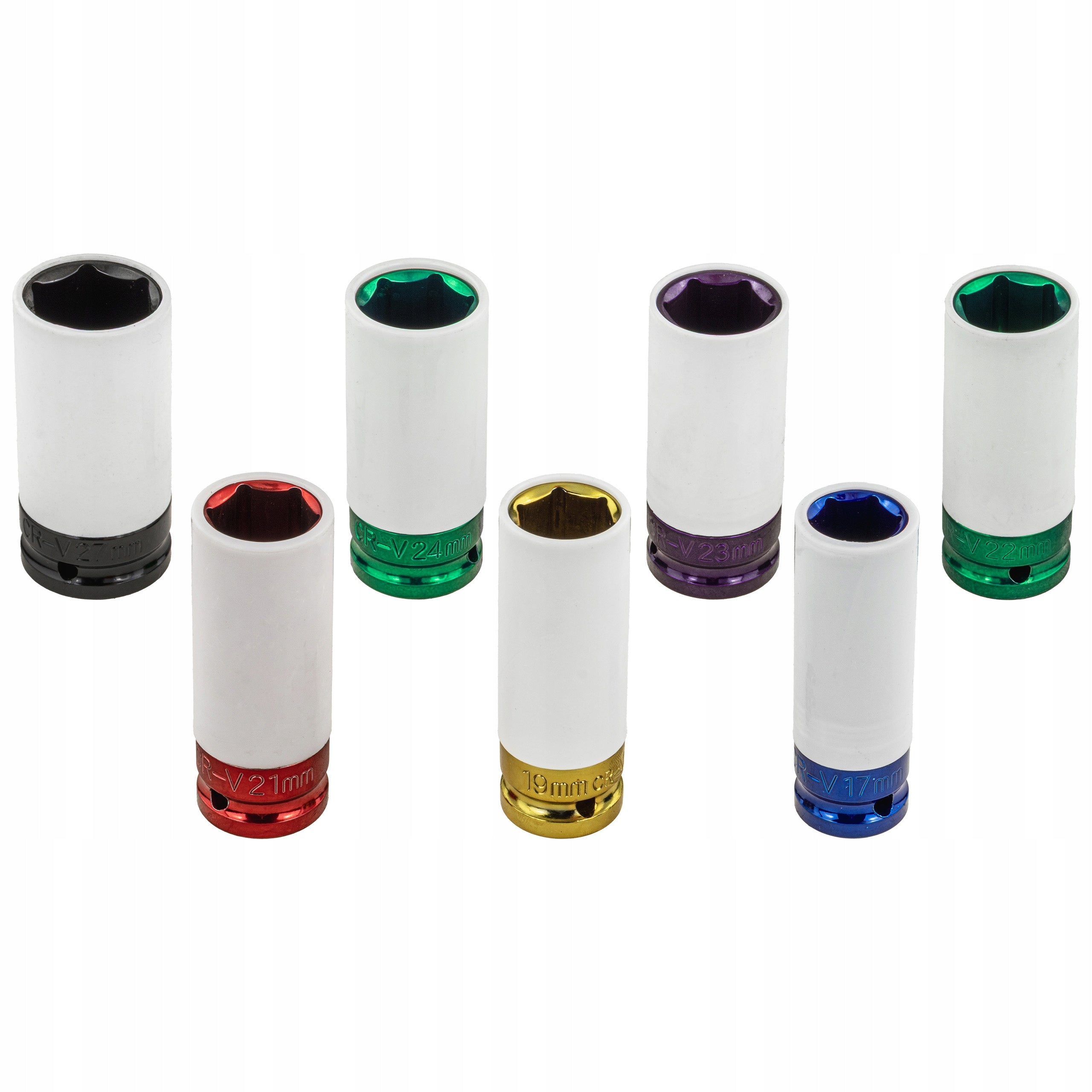 IMPACT CAPS FOR ALLOY WHEELS 17 19 21 22 23 24 27 MM 1/2 ALLOY WHEELS LONG Brand Vorfal