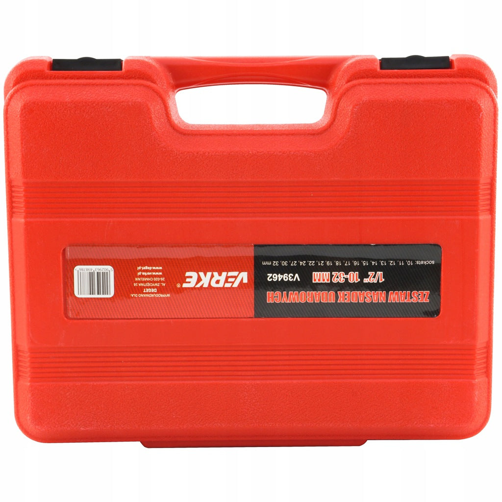 IMPACT CAPS LONG WRENCHES 1/2 SET OF IMPACT SOCKETS LONG 10-32 Customs tariff code 82042000