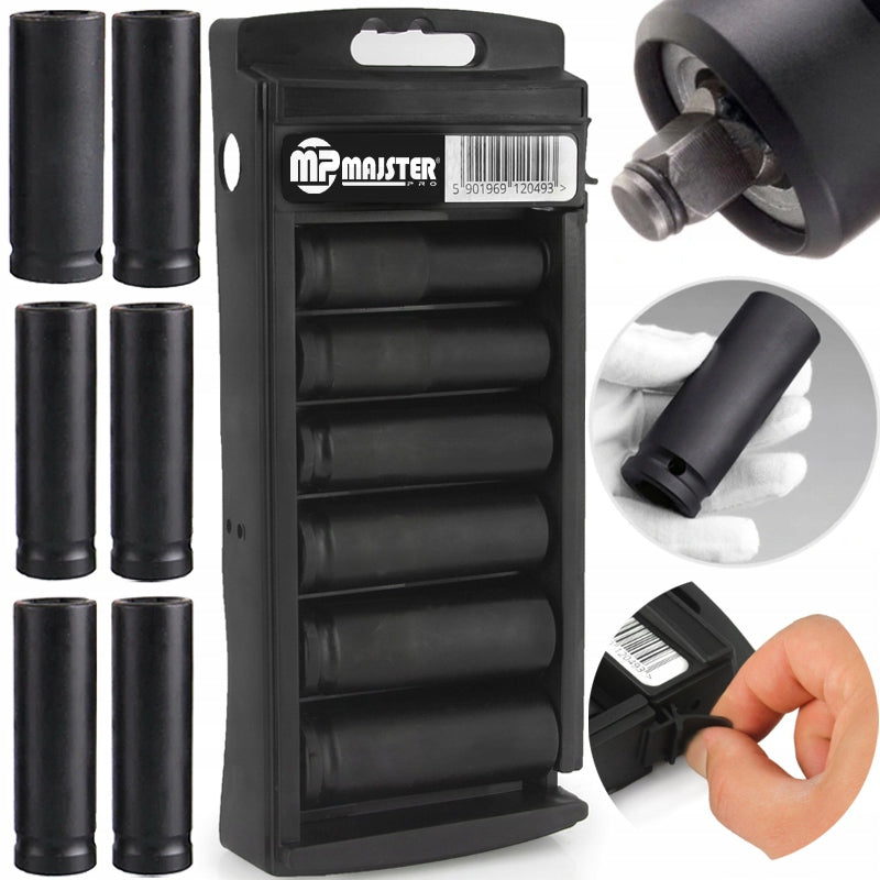 IMPACT CAPS SOCKET SET 1/2 6EL ORGANIZER MAJSTER PRO MP0600