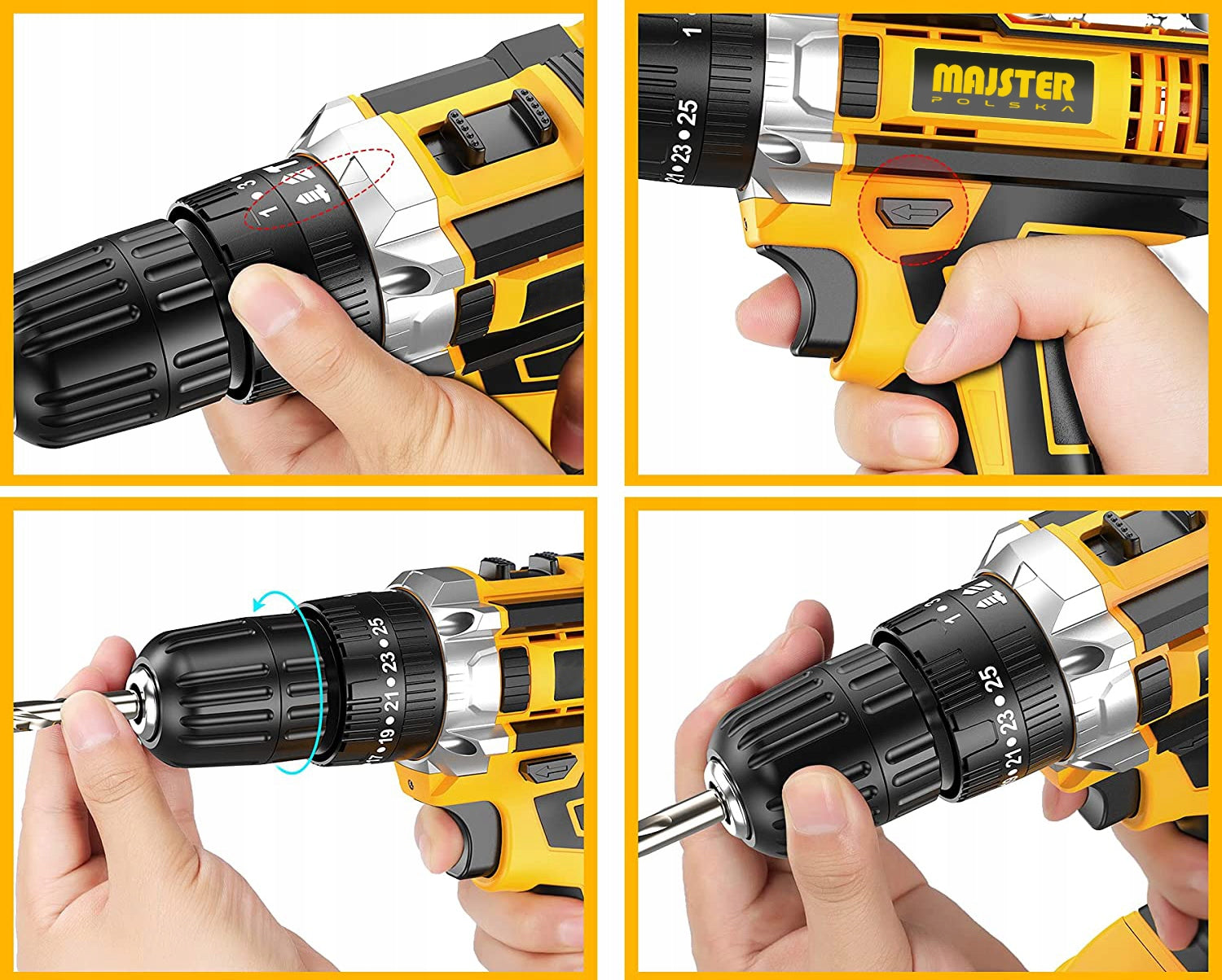 IMPACT Drill Cordless Screwdriver SUITCASE 2xAKU 20V BITS MP0424 LTK Voltage (V) 20 V