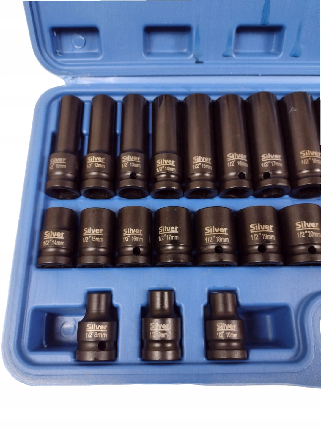 IMPACT SOCKET SET 8-32 IMPACT CAPS 1/2 IMPACT 35 ELEMENTS SUITCASE Customs tariff code 82042000