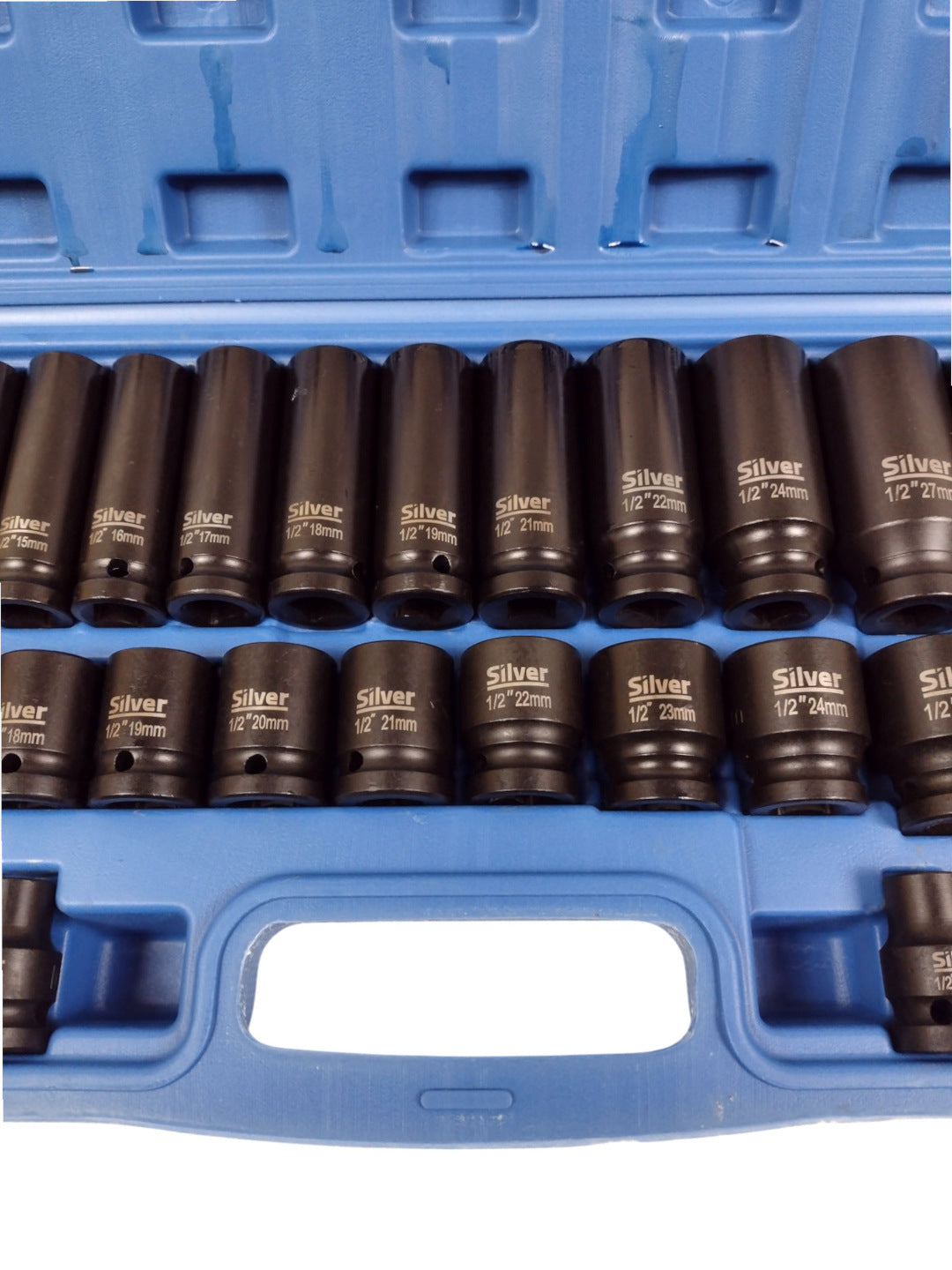 IMPACT SOCKET SET 8-32 IMPACT CAPS 1/2 IMPACT 35 ELEMENTS SUITCASE EAN (GTIN) 5907589368864