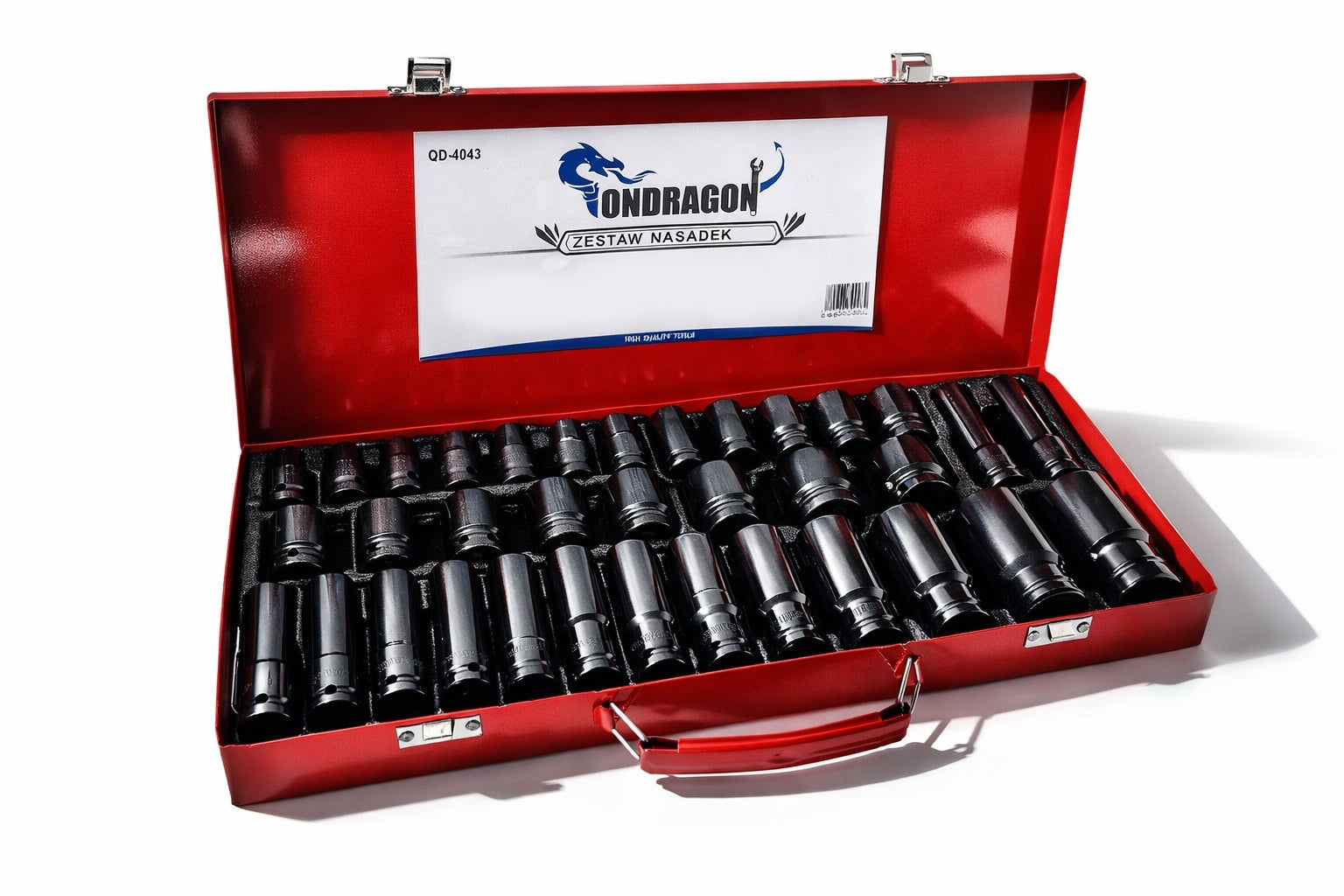 IMPACT SOCKET SET 8-32 IMPACT CAPS 1/2 IMPACT 35 ELEMENTS SUITCASE Packaging status original