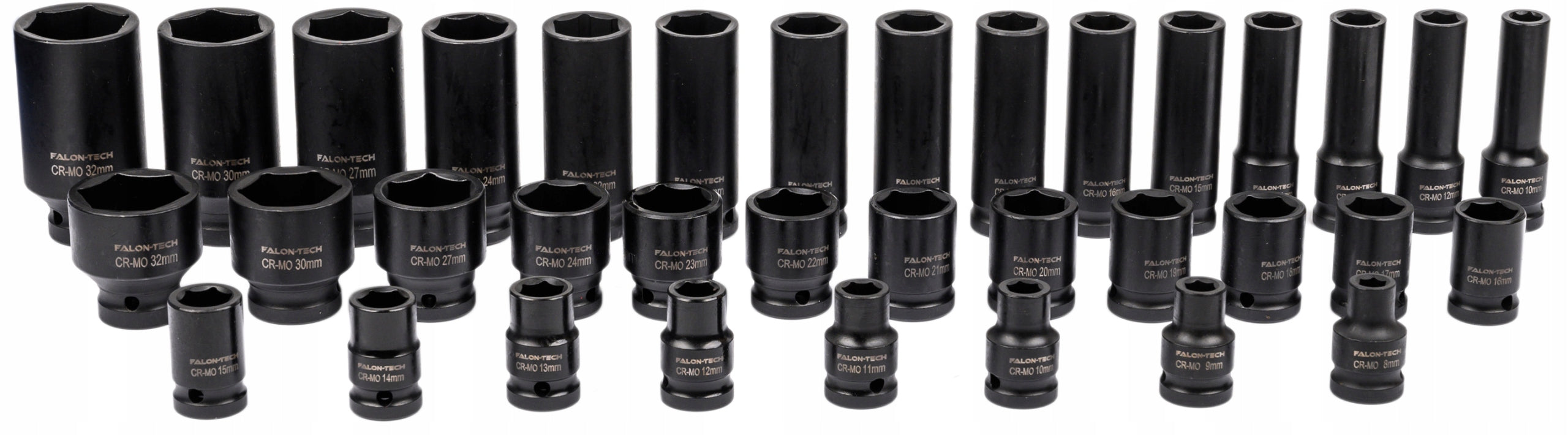IMPACT SOCKET SET 8-32 IMPACT SOCKETS 1/2 FOR PNEUMATIC WRENCH 35s Brand no brand