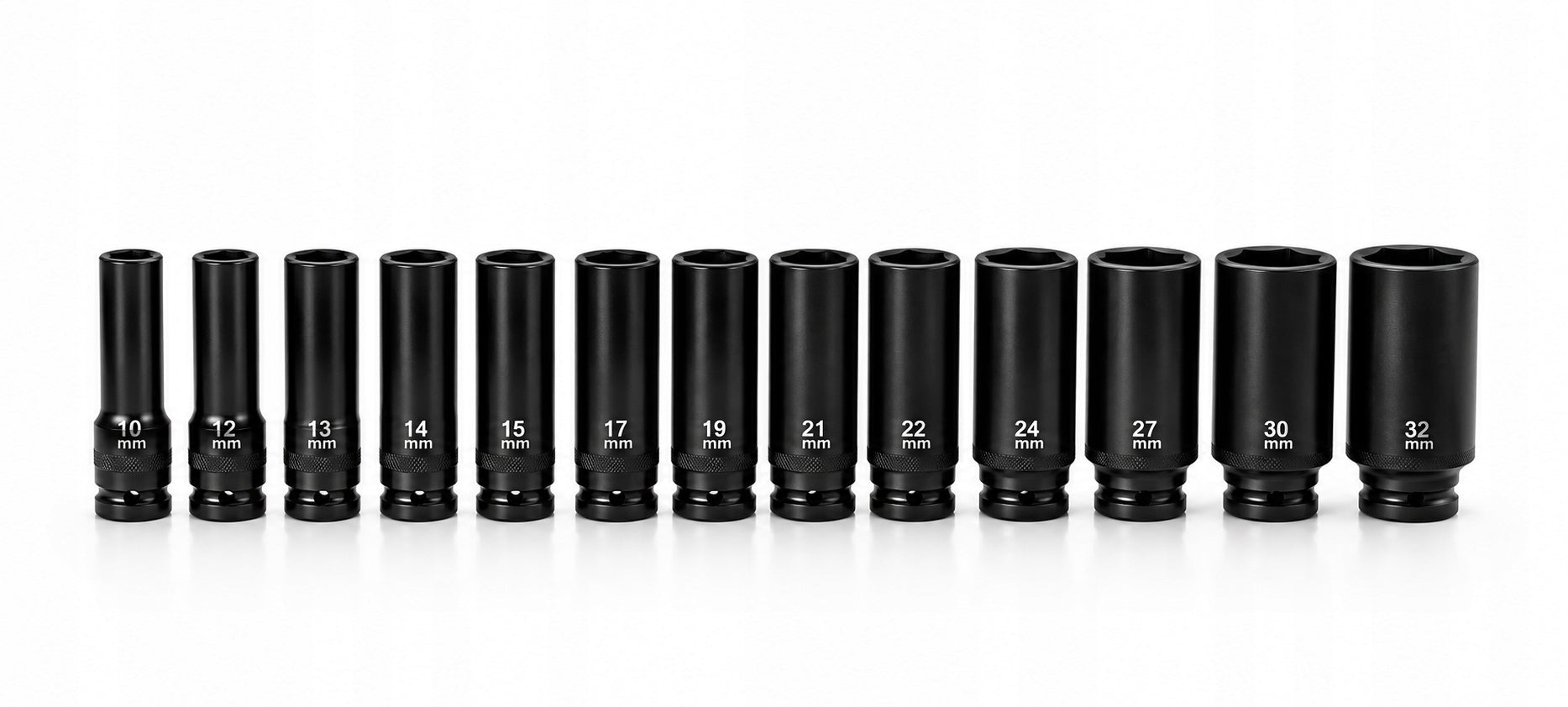 IMPACT SOCKET SET IMPACT SOCKET 13EL SUITCASE Cr-Mo PRO 10-32MM Customs tariff code 82042000