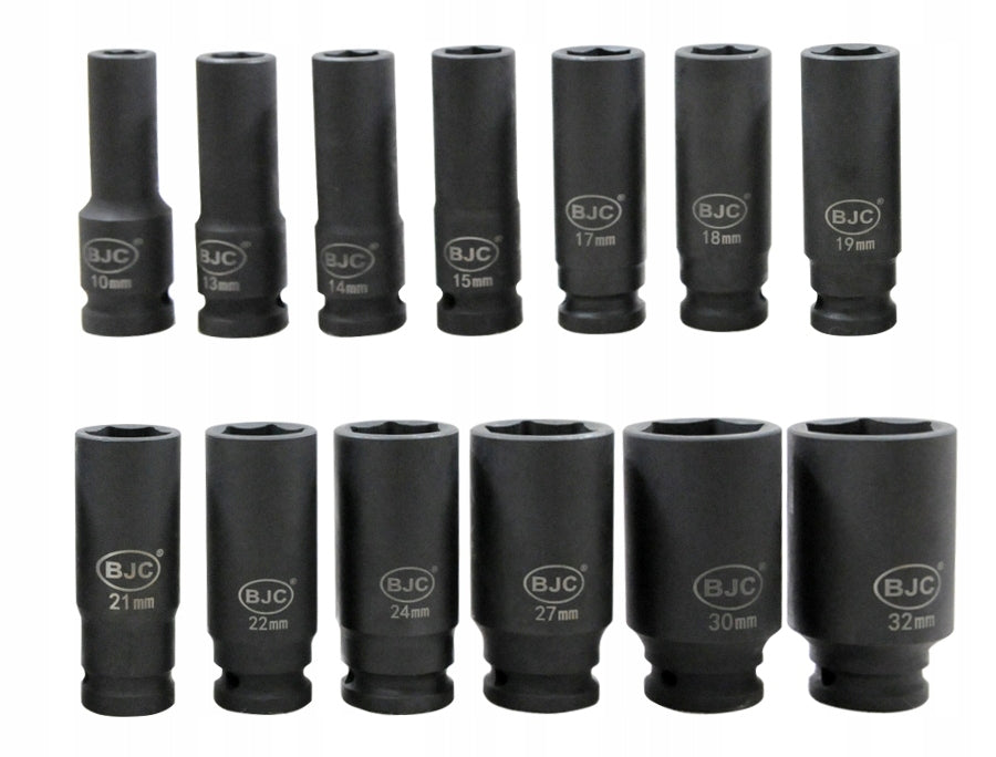 IMPACT SOCKET WRENCHES 1/2 CAPS LONG 10-32mm Manufacturer code M58272