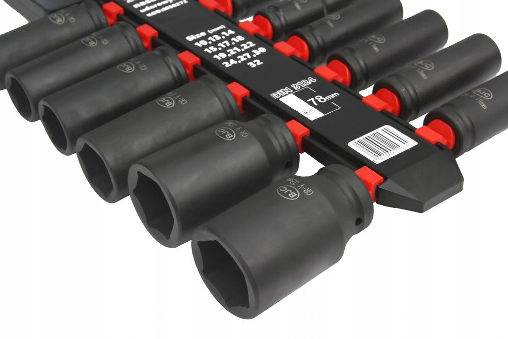 IMPACT SOCKET WRENCHES 1/2 CAPS LONG 10-32mm Product weight with unit packaging 3.4 kg