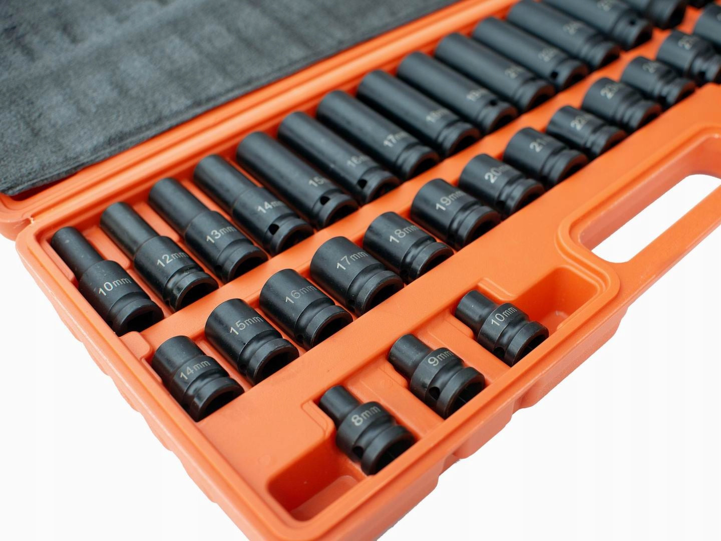 IMPACT SOCKETS 1/2" 8-32MM 6angle 35 pcs CR-MO SET RA-35KD Manufacturer code RD-35KD