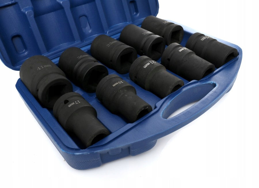 IMPACT SOCKETS 1" INCH CRV 10el 17-41 CAP Product weight with unit packaging 6.6 kg