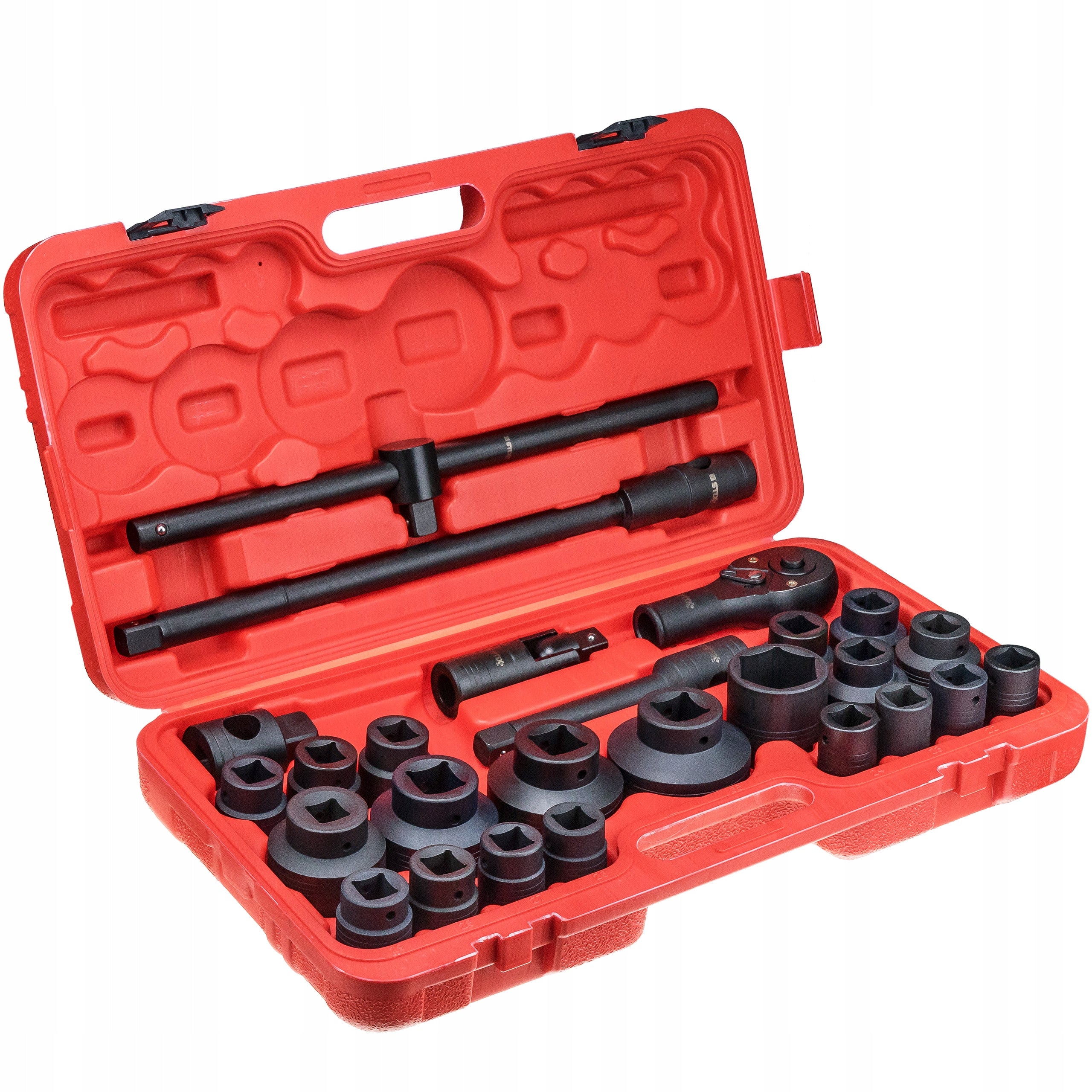 IMPACT SOCKETS 3/4 1 INCH 21-65 MM CR-MO STIX SET OF 26 EL. SOCKET WRENCHES Brand Stix
