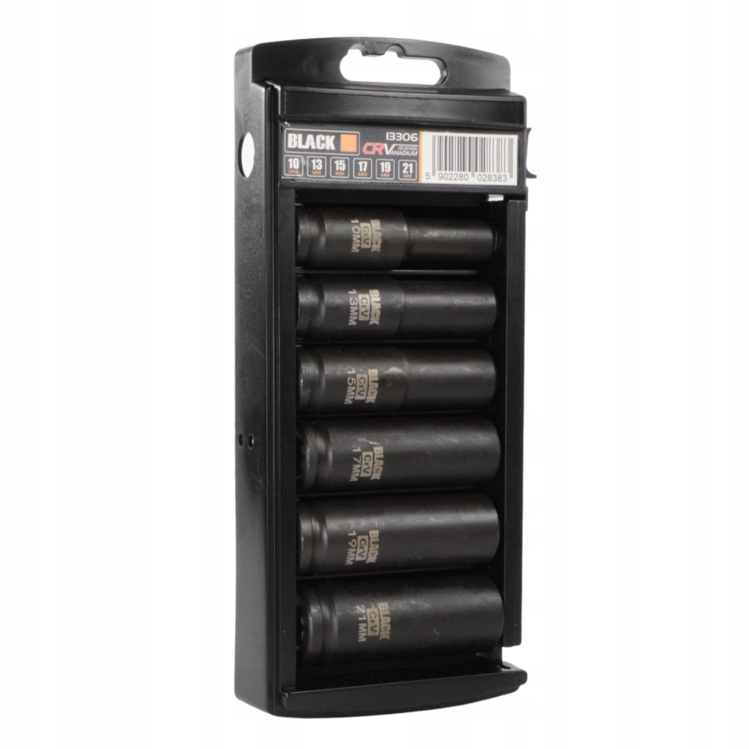 IMPACT SOCKETS SET OF IMPACT SOCKETS 1/2 10-21 BLACK Customs tariff code 82042000