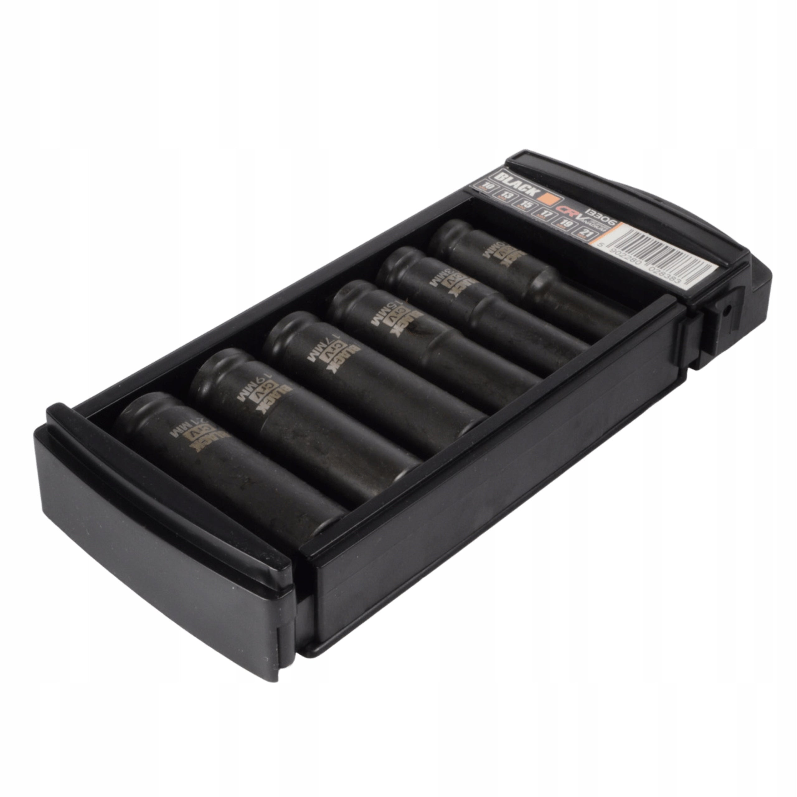 IMPACT SOCKETS SET OF IMPACT SOCKETS 1/2 10-21 BLACK Product weight with unit packaging 1 kg