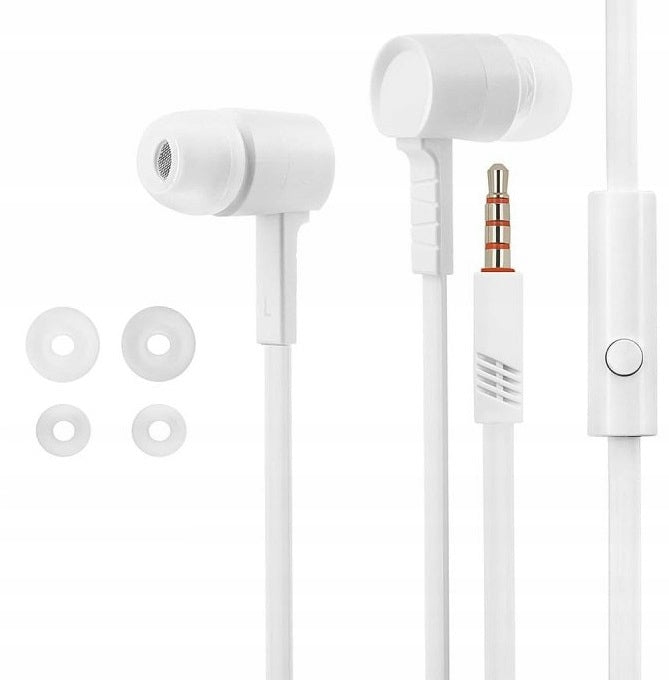 IN-EAR HEADPHONES WITH MICROPHONE FOR LAPTOP PHONE