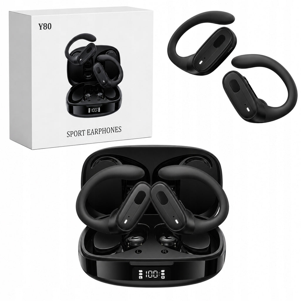 IN-EAR WIRELESS HEADPHONES Lewer Y80 sports micro PRO BASS BT 5.3