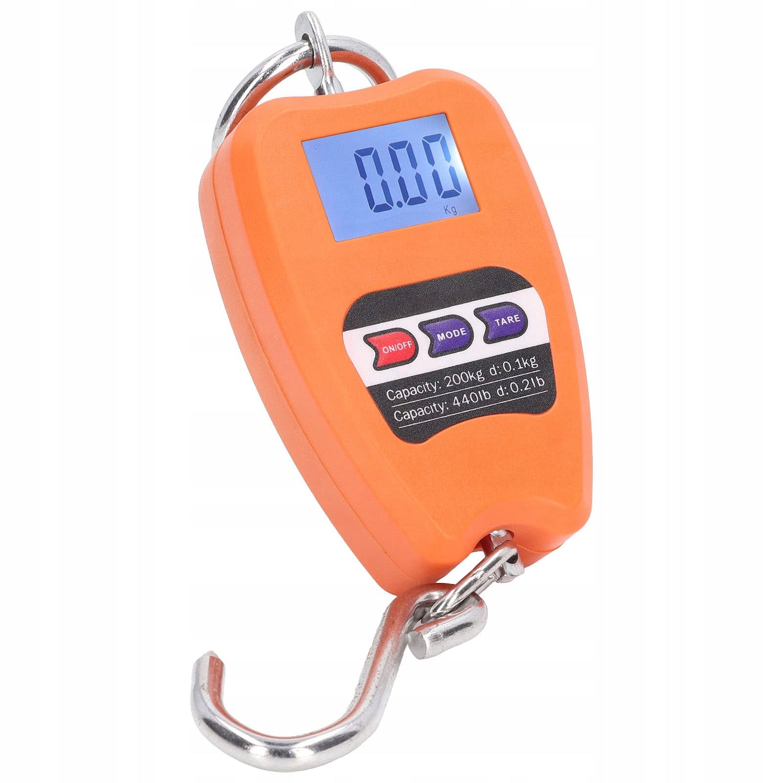 INDUSTRIAL CRANE HANGING HOOK SCALE 200KG PORTABLE FOR LUGGAGE HOLIDAY Manufacturer code KORMJ