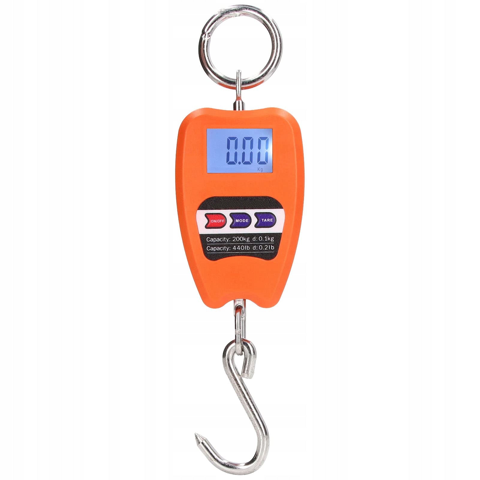 INDUSTRIAL CRANE HANGING HOOK SCALE 200KG PORTABLE FOR LUGGAGE HOLIDAY