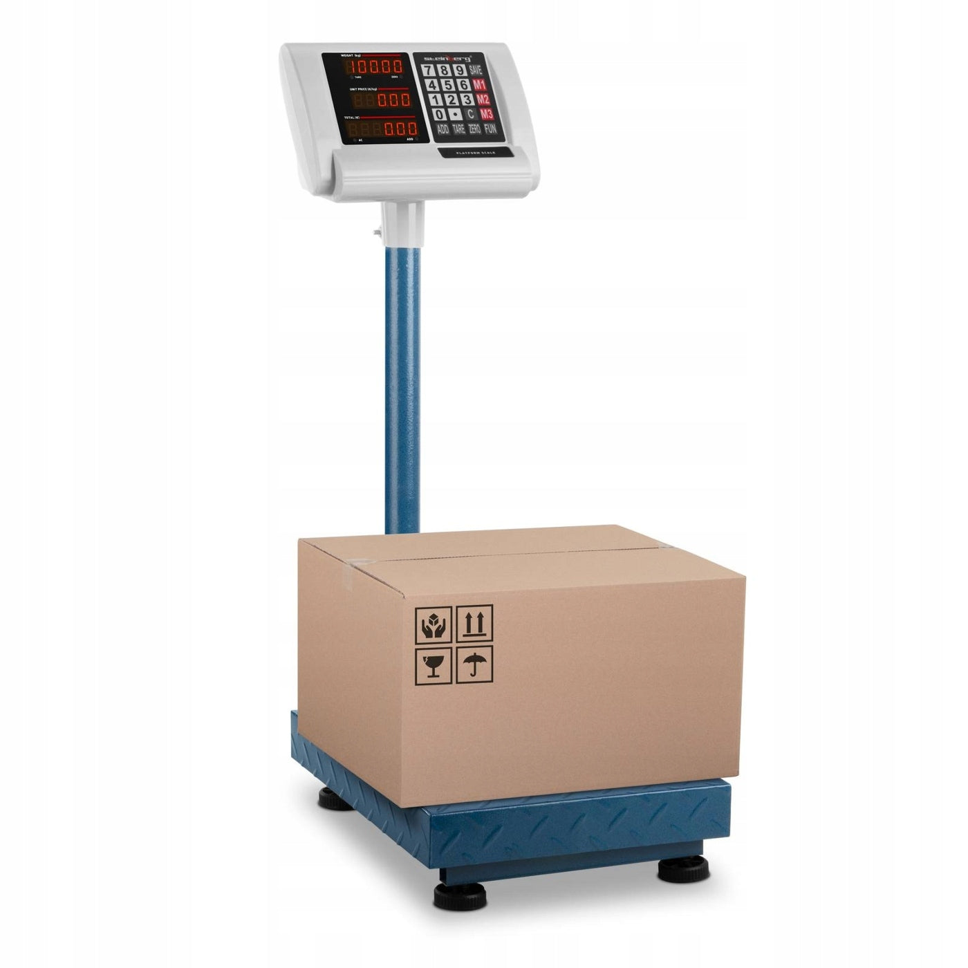 INDUSTRIAL DIGITAL STORAGE PLATFORM SCALE 100kg / 10g SBS-PF-100/10B