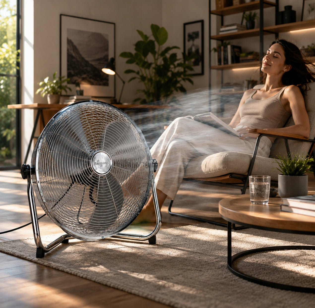 INDUSTRIAL FAN RAVANSON WT-7045 110W 3969 m³/h CIRCULATOR LARGE 45CM Brand Ravanson