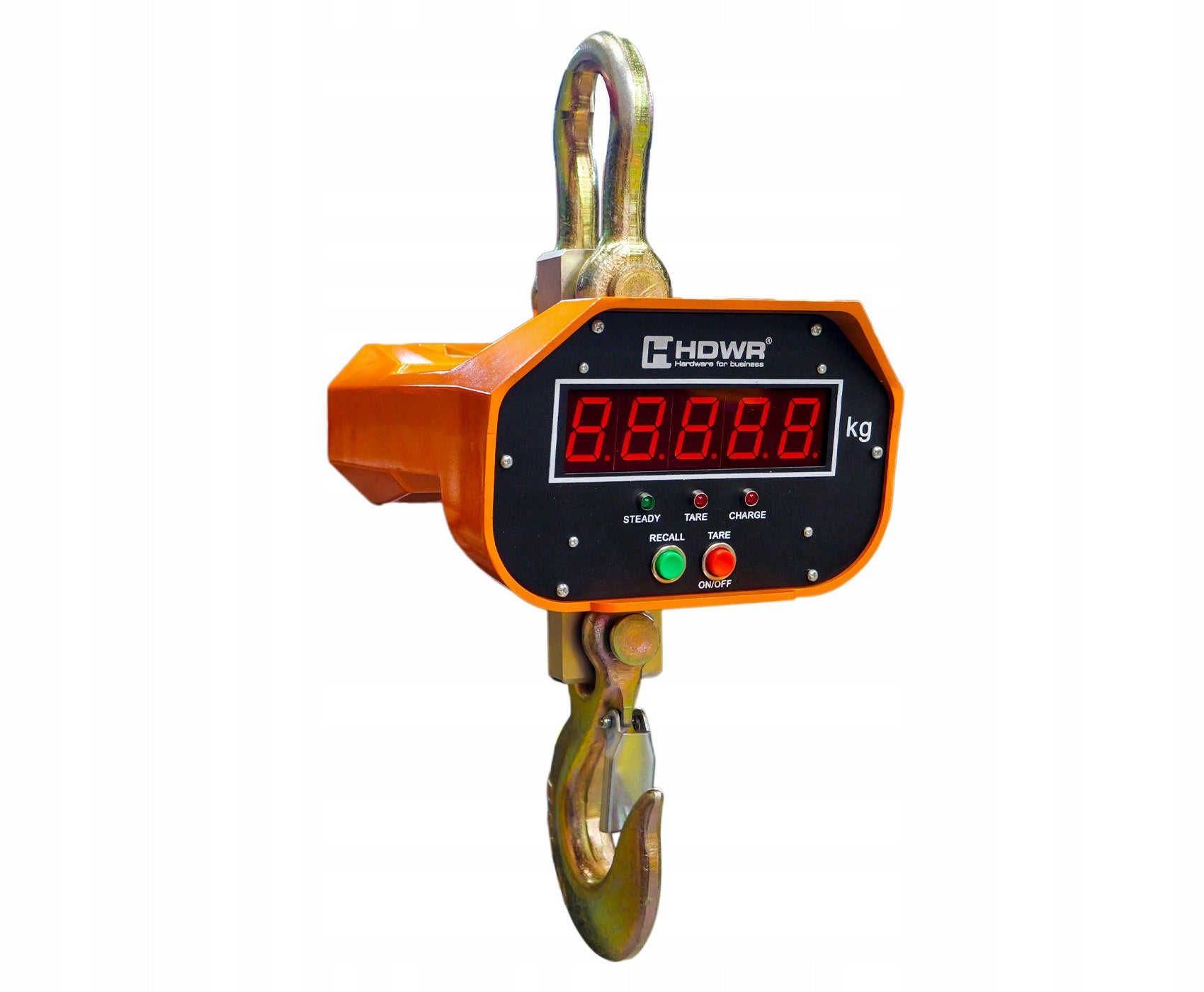 INDUSTRIAL HOOK SCALE UP TO 5 TONS WITH REMOTE CONTROL HANGING 5000 KG WIRELESS Packaging status original