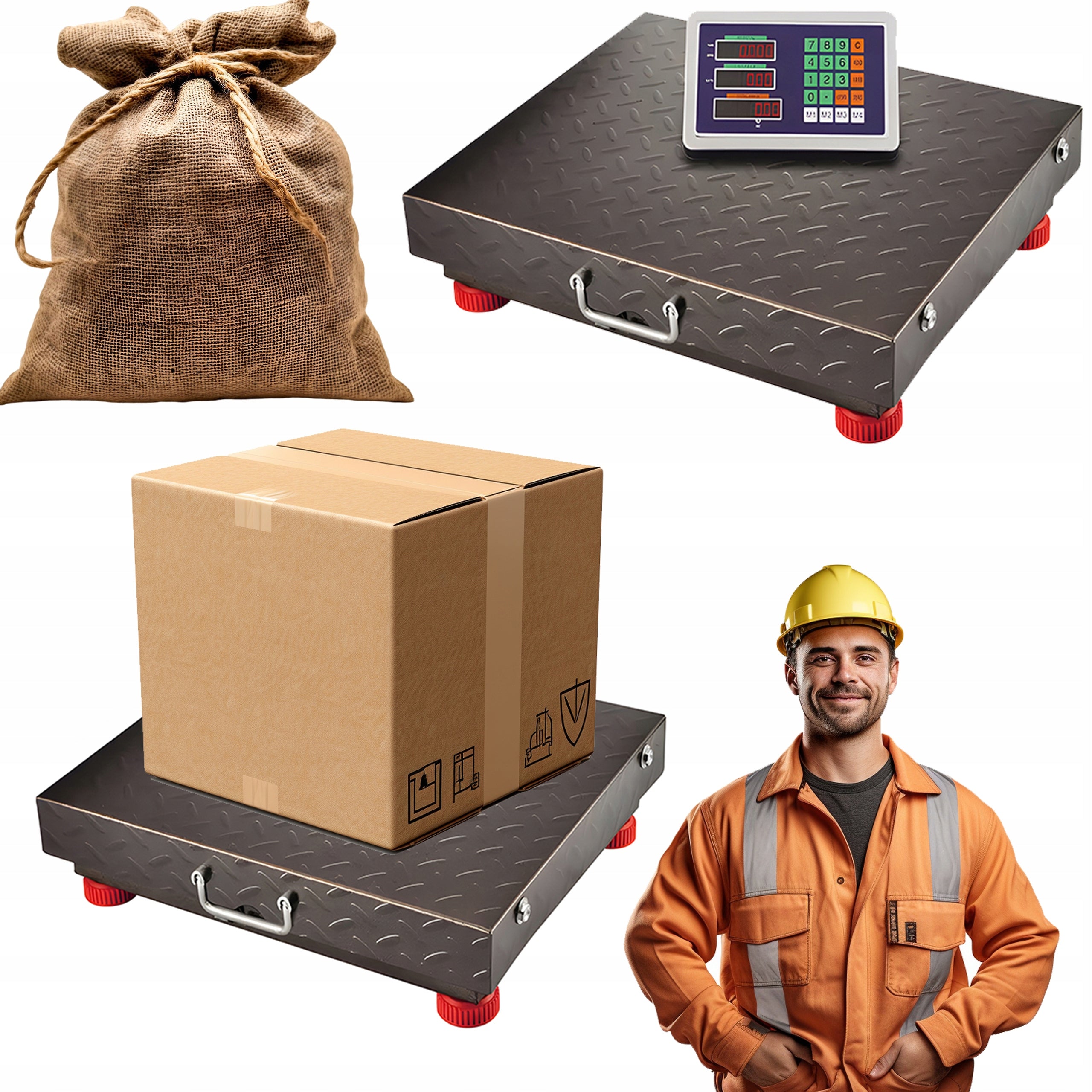 INDUSTRIAL PLATFORM SCALE UP TO 300 KG ELECTRONIC WIFI WIRELESS