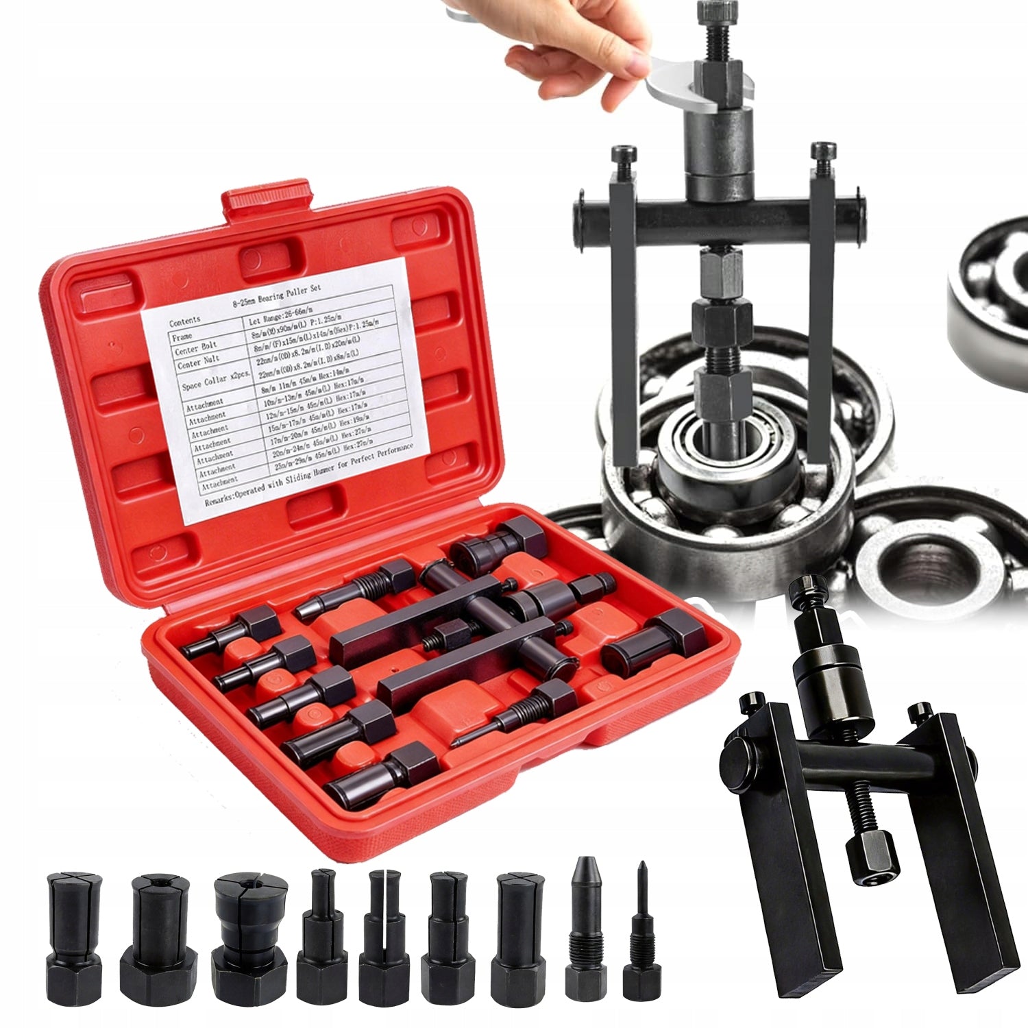 INERTIAL PULLER FOR INNER BEARINGS INERTIAL HAMMER 8-25