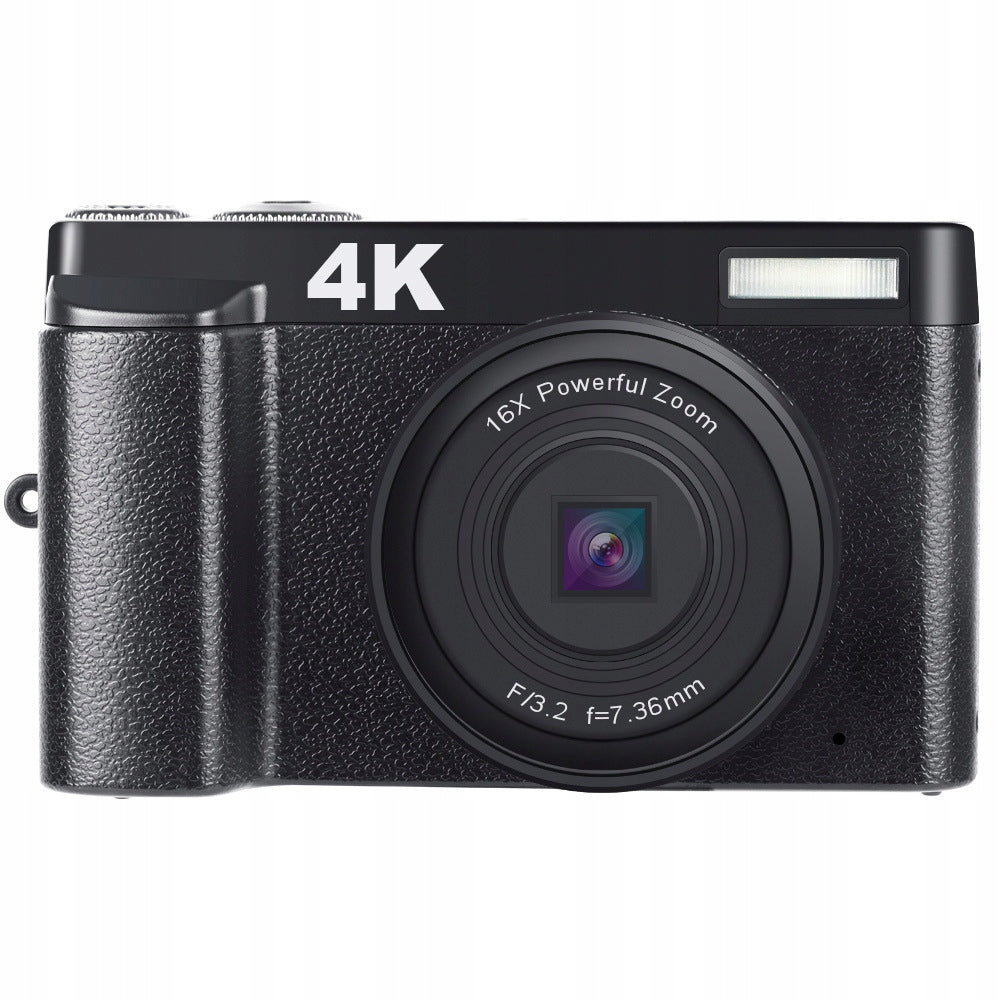 INF 48 MP Digital Camera, 1080p HD, 16x Zoom, Tilting Screen Black Brand no brand
